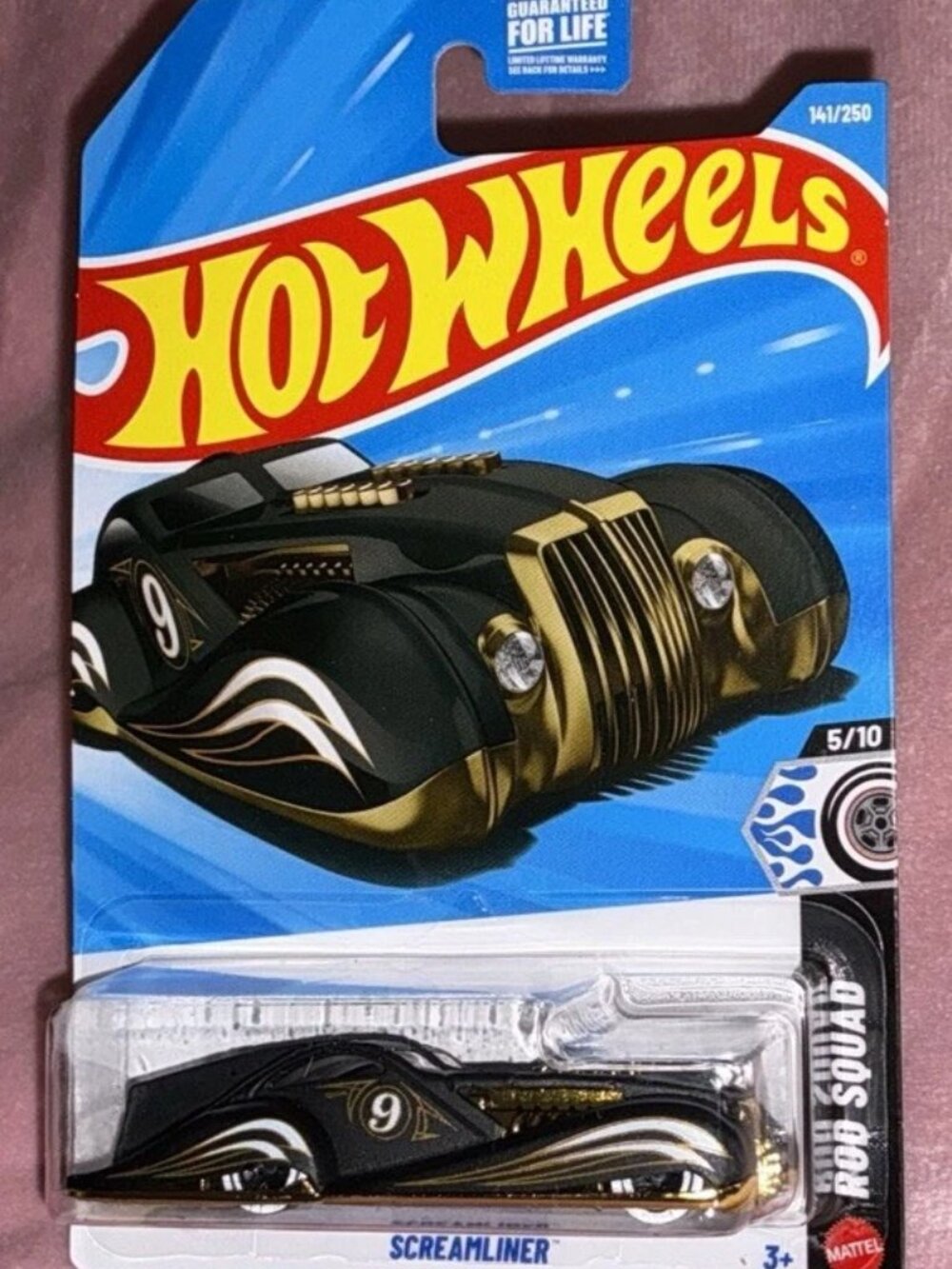 Hot Wheels Screamliner Black Gold #141 Mainline 2026 NIB